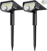 AloftSun Solar Motion Sensor Outdoor Lights,Waterproof Motion Sensor Spot Lights- 30 LED/3 Modes Solar Powered | Lumora