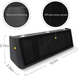 Solar Sconce Lights Outdoor Up and Down Waterproof Aluminum Solar Wall Lights Dusk to Dawn 3000K Warm White for | Lumora
