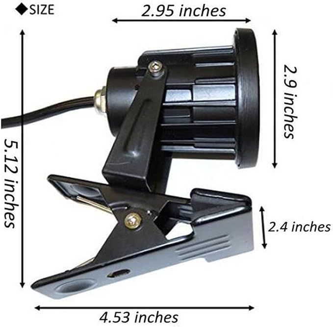 Kiven Plug-in Timed LED Outdoor IP65 Waterproof Spotlight with 9.84ft Power Plug Cord, Stepless Dimming Color Changing Remote Control Indoor Desk Lamp, Smart Control Color Changing Flood Light-5W