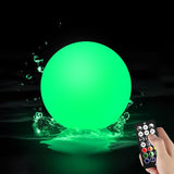 LOFTEK LED Pool Lights That Float - 8-inch Globe Lamp Rechargeable - 16 RGB Lamp with Handle & Remote, Waterproof | Lumora