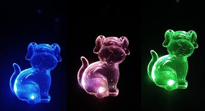 Starry Illuminate 3 PCS Solar Color Changing Style Garden Stake Light Pathway Stake Light (Dog)