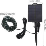 Solar LED Strip Light Warm White Outdoor Solar String Lights LEDs Flexible Decorative Lighting for Garden Bedroom | Lumora