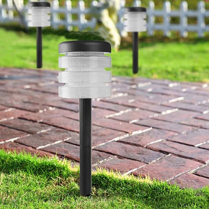 Solar Lights Outdoor 2 Pack Solar Pathway Lights Outdoor Waterproof LED Landscape Garden Lights Solar Garden Lights for Pathway Walkway Yard