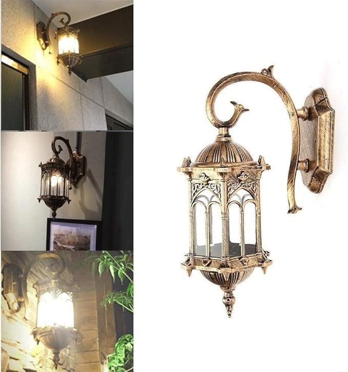 Elegant Antique Outdoor Wall Light, Waterproof IP44 Outdoor Lamp, E27 Light Wall Sconce Reading Lamp Bedside | Lumora
