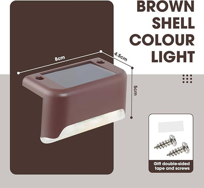 Solar Deck Lights Outdoor 16 Pack,Solar Step Lights Waterproof for Stairs,Step,Patio Front Porch,Backyard Decorations-RGB