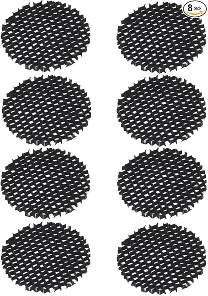 Gardenreet Aluminum Hexagonal Louver Lens for MR16 Bulb - Low Voltage Landscape Lighting Spotlight, Well Light, Down Light - Reducing Brightness and Side Glare (8 Pack)