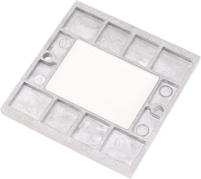 Solar Driveway Lights, Cast Aluminum IP68 Light with 72H Runtime for Pathway and Highway Marking (Blue)