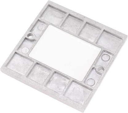 Solar Driveway Lights, Cast Aluminum IP68 Light with 72H Runtime for Pathway and Highway Marking (Blue)