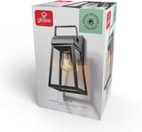 GLOBE Electric 60000029 1-Light Outdoor Wall Sconce, Matte Black, Clear Glass Shade, Porch Light, Wall Lights for | Lumora