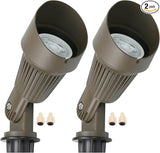 Lumina Lighting® 5W Landscape Lighting 12V Landscape Lights Low Voltage Landscape Spotlights Warm White Waterproof | Lumora