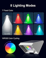 12 Pack Color Changing Solar Powered Fence Lights Outdoor Landscape LED Waterproof Yard Lighting for Outside Wall | Lumora