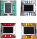 Solar Raised Pavement Marker High Brightness IP68 Waterproof Reflective Road Marker Solar Driveway Dock Lights | Lumora