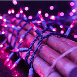LAMPHOME Purple Christmas Lights Decoration 150Lights 31.9ft UL Certified Mini Bulb String Lights Set for Outdoor | Lumora