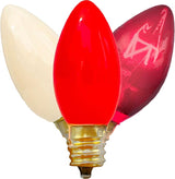 EST. LEE DISPLAY L D 1902 Indoor ＆ Outdoor String Light C7 Ceramic Christmas Steady Replacement Bulbs (Valentine' | Lumora