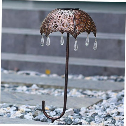 balacoo Solar Umbrella Projection Floor Lamp Led Garden Light Rainproof Landscape Decor Solar Light