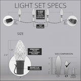 Wintergreen Lighting C7 OptiCore Commercial Orange Christmas Lights – LED Bulbs for - Outdoor Security Flood Light | Lumora