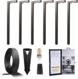 Gardenreet Brass Low Voltage Landscape Path Lights(6 Pack) Kit 12V LED with Low Voltage Transformer 150W and | Lumora