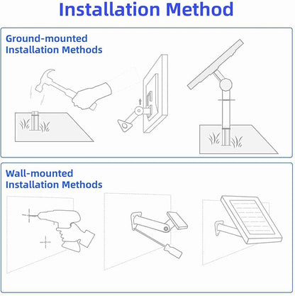 Solar Lights, Garden Outdoor Proof Water, LED Solar Pathway Lights with 3 Adjustable Heads, Stake Included, 2200mAh Battery, for Landscape, Yard, Pool, Walkway (Warm White, (Colored Light)