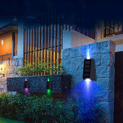 Seven Solar Pathway Light Color Changing Solar Lights Outdoor for Yard, Landscapes Gardens Pathways Walkways Driveways
