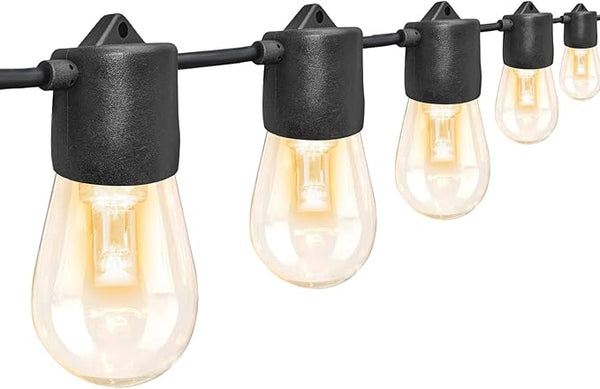 GANA 12V Low Voltage & Safe LED Outdoor String Lights,75FT 24 Shatterproof Bulbs, 2200K Warm White Pergola Lights | Lumora