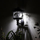 Solar Matte Black Waterproof LED Wall Lantern for Outdoor Yard Lighting Porch and Front Door Solar-Powered Sconce | Lumora