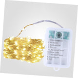 PRETYZOOM Waterproof Remote Control Star String Lights 8-Function LED Copper Wire Decorative Lights for Outdoor | Lumora