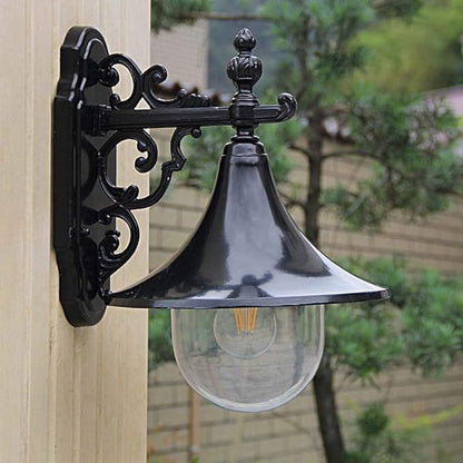American Outdoor Waterproof Wall Lamp Large Speaker e 27 Exterior IP 44 Villa Gate Alumiexpression Artistique M Sconce Rainproof Garden Porch Front Door Stair Courtyard Outside