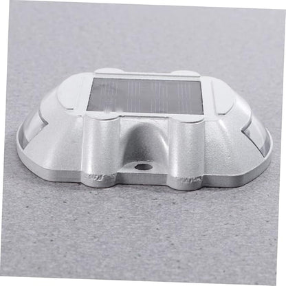 Gadpiparty 2pcs Solar Led Pathway Marker Light Dock Light for Outdoor Led Road for Garden Patio Stairs and Pathway Lighting