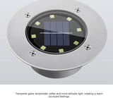 plplaaoo Solar In-Ground Lights for Garden Pathway, Outdoor Recessed LED Lamp, Waterproof Solar Underground Light | Lumora