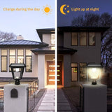 KMC Lighting ST4618Q-A Solar Lamp Post Lights Solar Post Lights Outdoor Post Lights Die-Casting Aluminum 3-inch | Lumora