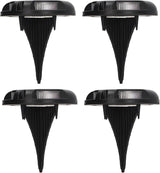 Solar Ground Lights 4 Sets 5W Colorful Gradient Side Glowing Waterproof IP65 Outdoor Garden Lamps - Automatic | Lumora