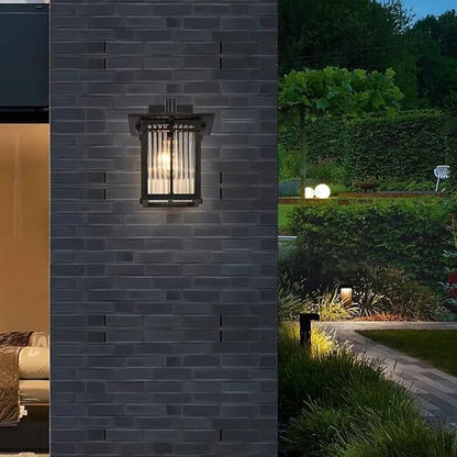 European Style Outdoor Waterproof Wall Lamps,Retro Villa Garden s Sconce Light,American Vintage AlumiExpression artistique m Housing and Mount Fixture for Outside Night Safety Lighting Exterior