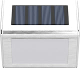 GIGALUMI 12 Pack Solar Fence Lights Outdoor, Waterproof LED Step Lighting Stainless Steel Solar Powered Lights for | Lumora