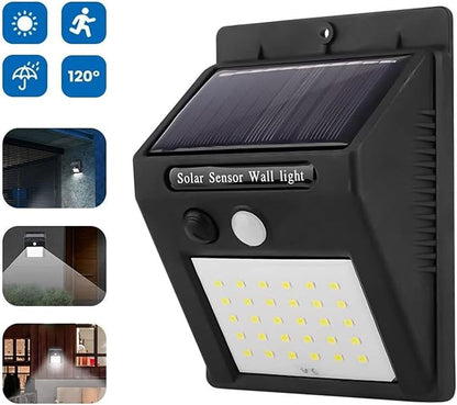 QUQUQ Solar Pathway Lights Solar Powered Garden Lights Led Motion Sensor Wall Light Waterproof Yard Patio Decor(4pacjs)