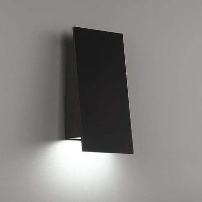 WAC Lighting dweLED, Slant 11in LED Indoor and Outdoor Wall Light 3000K in Black