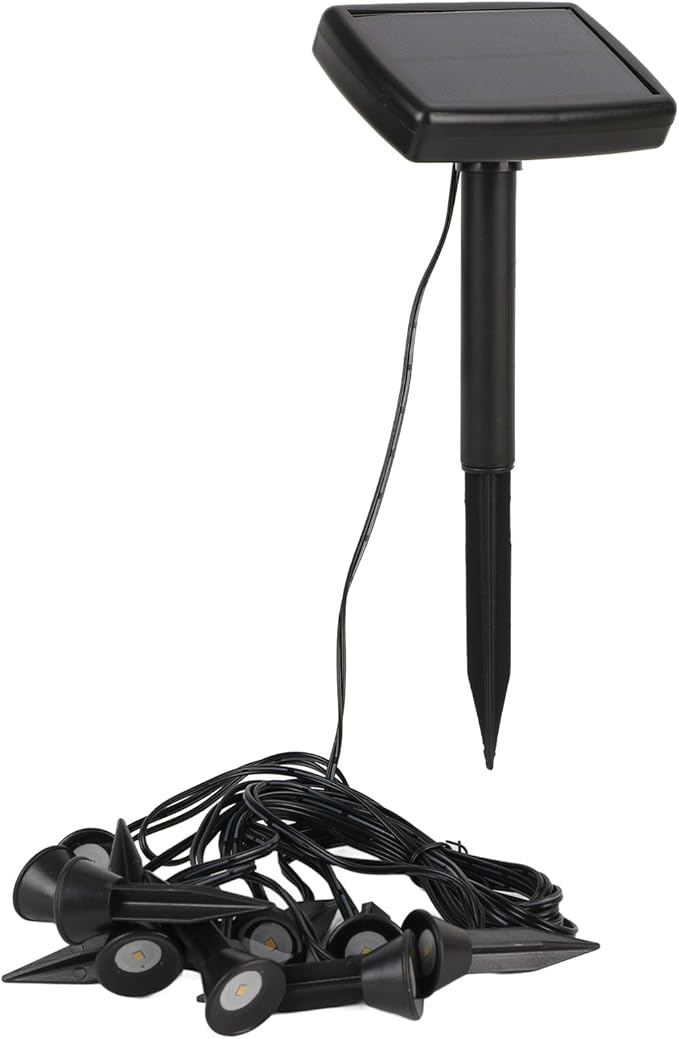 Solar Pathway Lights Landscape Decorative Solar Garden Stake Lights Driveway Patio Yard Deck (White Light)(White Light)