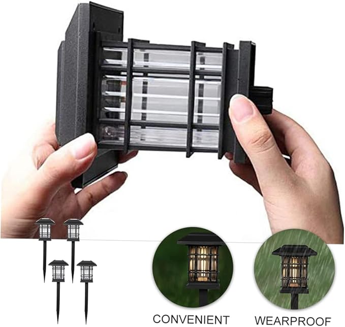 1set Outdoor Landscape Lights Solar Led Lights Pathway Lighting Solar-Powered Long-Life Energy-Saving | Lumora