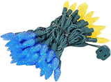 Novelty Lights 24FT 70 LED C6 Christmas String Lights, Outdoor Tree Commercial Grade Permanent Decorations | Lumora