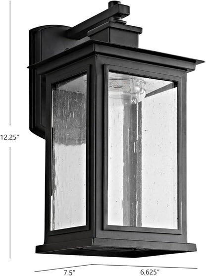 SAFAVIEH PLT4003A Lighting Taylen Rectangle Wall (LED Bulb Included) Outdoor Lantern, Orb