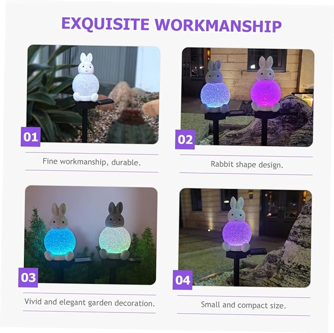 ibasenice Solar Garden Light Led Outdoor Decor Colorful Solar Pathway Light for Gardens Yards and Patios High-Efficiency Charging and Rated