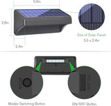 Bridika Solar Fence Lights, 8 Pack Plus Size, Warm & RGB Color Changing, Outdoor Waterproof, 100 Lumen, 8 Specific | Lumora