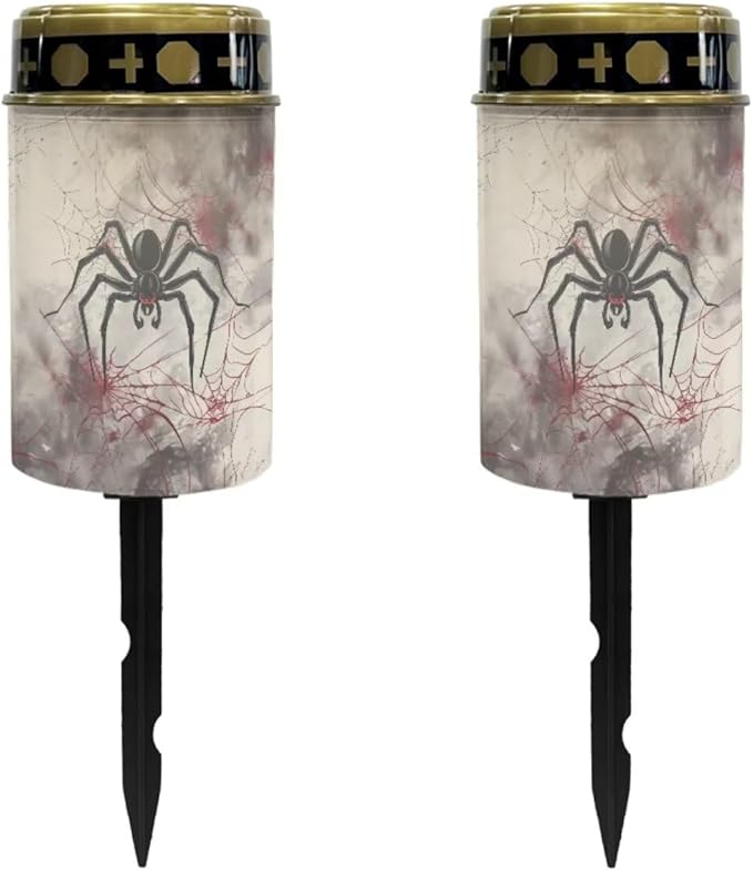 Spider Solar Garden Light Outdoor Waterproof Solar Garden Light Solar Lights for Outside Yard Path Walkway Driveway Solar Garden Lights Yard Pathway