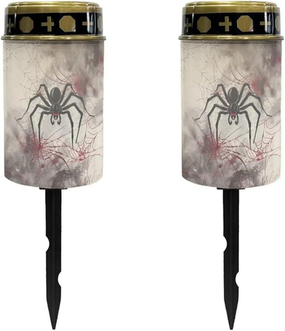 Spider Solar Garden Light Outdoor Waterproof Solar Garden Light Solar Lights for Outside Yard Path Walkway Driveway Solar Garden Lights Yard Pathway