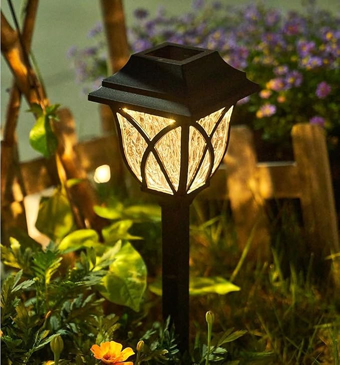 Ulalaza 2Pcs Solar Garden Lights Outdoor Color Changing Decorative Ball Solar Lights for Patio/Lawn/Yard/Path/Christmas
