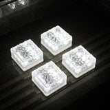 Wokyo Solar Brick Lights Outdoor Waterproof LED Rock Lights Patio Brick Lights 4 Packs for Patio, Yard, Walkway | Lumora