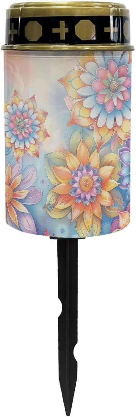 Blossom Flower Solar Light Outdoor LED Solar Light Landscape Solar Light for Women Bright Solar Path Lights Outdoor Solar Light Easy to Install
