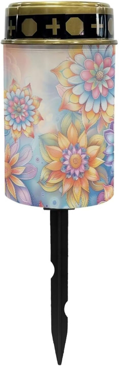 Blossom Flower Solar Light Outdoor LED Solar Light Landscape Solar Light for Women Bright Solar Path Lights Outdoor Solar Light Easy to Install