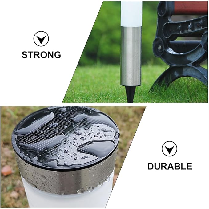 Solar LED Lawn Lamp Outdoor Courtyard Light Waterproof Ground Stake Solar Garden Path Light