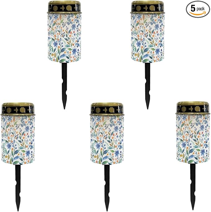 Leaves Blue Solar Light Outdoor Waterproof Solar Garden Lights Landscape Lighting Pathway Lights for Yard Patio Solar-Powered Fairy Lights for Outside,Warm White
