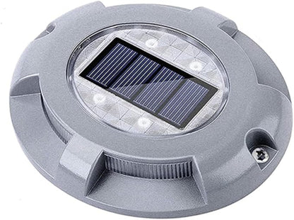 SUPVOX Solar Ground Lights: Aluminum Alloy Automatic Led Solar Driveway Lights for Garden Walkway in-Ground Lighting
